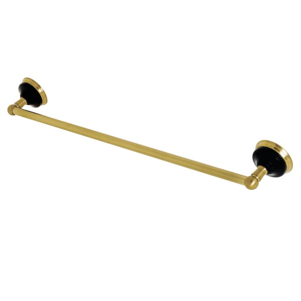 BA9111BB Water Onyx 24" Towel Bar, Brushed Brass